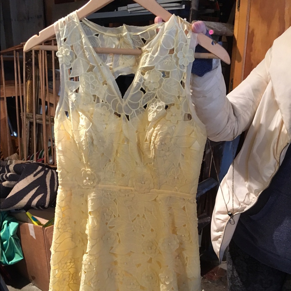 Yellow Bhldn dress